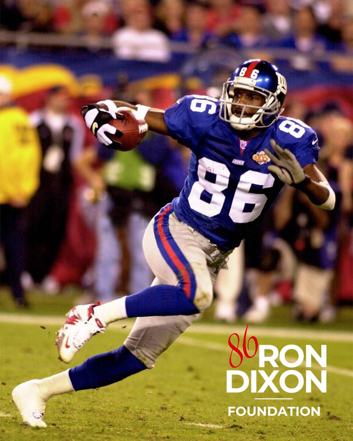 Photo of Ron Dixon while member of the NFL'sNew York Giants football team.